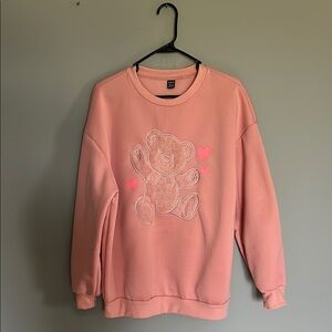 Pink Teddy Bear Sweater